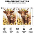 thumbnail image 2 of Blackout Kids Curtains,Highland Cows with Sunflowers Childrens Insulated Curtains Set Of 2,Bedroom Essentials,Toddler Room Decor 52x63in(132x160cm), 2 of 4
