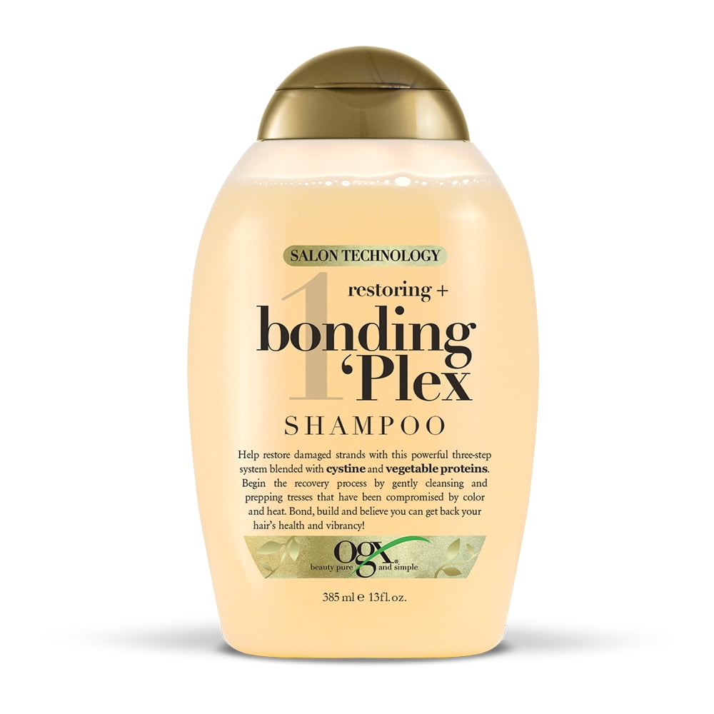 OGX Restoring + Bonding Plex Shampoo, 13 FL OZ