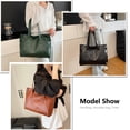 thumbnail image 2 of Entchin PU Leather Hobo Bag for Women,Lightweight Tote Bag, Green Shoulder Handbag Purse,Adult Teen, 2 of 6