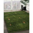 thumbnail image 2 of Ahgly Company Indoor Rectangle Contemporary Dark Forest Green Abstract Area Rugs, 7' x 10', 2 of 6