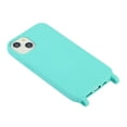 thumbnail image 4 of Feishell Crossbody Lanyard Case for iPhone 13,Adjustable Strap Shockproof Drop Protection Soft Flexible Silicone Cover Shockproof Protective Phone Case Cover for Women Men,Mint, 4 of 8