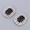 thumbnail image 3 of Clip para zapatos con diamantes de imitación, hebilla para zapatos de boda, broche decorativo para zapatos de novia. Negro, 3 of 6
