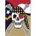 thumbnail image 1 of Drapeau de Crâne de Toile de Jute Nc&44; Grand, 1 of 1
