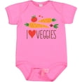 thumbnail image 3 of Inktastic I Love Heart Veggies Vegetables Healthy Food Boys or Girls Baby Bodysuit, 3 of 5