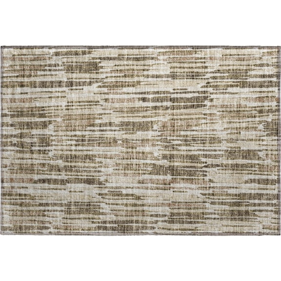 Dalyn Rugs Premium Machine Washable Mayfield AMF739 Mocha 1'8" x 2'6" Rug