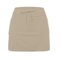 thumbnail image 5 of zaveiop Versatile Skorts for Woman with Shorts Underneath,Plus Size Dressy Casual Athletic Tennis Short Skirts with Pockets (Khaki, L), 5 of 6