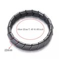 thumbnail image 3 of EOEMY Men Women Therapeutic Energy Healing Hematite Bracelet Therapy Arthritis Jewelry-Hematite17#, 3 of 3