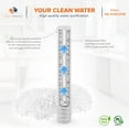thumbnail image 5 of Aquaboon Whole House Water Filter Cartridge - String Wound Water Filter - 20" x 2.5" Universal Sediment Filter - Well Water Filter Replacement Cartridge Compatible with AP110-2C (2 Pack), 5 of 5