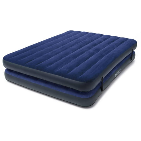 Intex Queen 2-in-1 Guest Airbed Mattress with Hand Pump