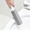 thumbnail image 2 of Pebbuoy Toilet Bowl Pumice Stone Cleaning Brush Limescale Remover with Long Handle Bathtub Swimming Pool Pumice Stone Cleaner, 2 of 7
