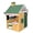 Green, variant on COCLUB Wooden Outdoor Playhouse for Kids, 2-In-1 Grocery Store and Backyard BBQ Grill, W/ Cash Register & Play Food Set, Cookware Accessories, White