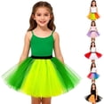 thumbnail image 7 of EnJoCho Toddler Girl Tutu Skirt Girl's Tutu Tulle Skirt Fancy Dress Up Par𝗍y Dancing Fashion Pleated Gauze Short Skirts 80s Cosplay Skirt, 7 of 7