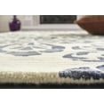 thumbnail image 5 of Safavieh Dip Dye Beaumont Distressed Wool Area Rug, Ivory/Navy, 3' x 5', 5 of 11