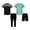 Green/ Black, variant on Body Glove Clothes Boys’ 4-Piece Active Outfit Set – Includes 2 Graphic Tees, Jogger Pants & Shorts, Durable Everyday Clothing for Toddler to Big Boys Sizes (2T-12)