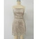thumbnail image 3 of Vestido sexy de poliéster blanco con lentejuelas sin espalda para fiesta, 3 of 6