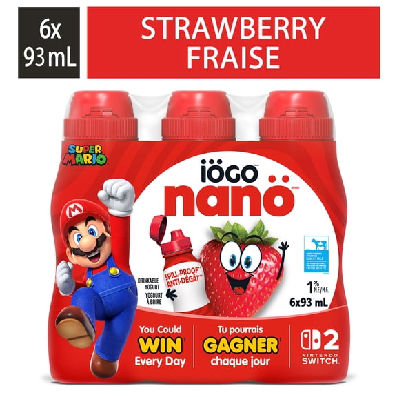 iÖGO nanö Drinkable Strawberry Yogurt 1%