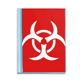 thumbnail image 1 of La infección la plaza roja marca de advertencia Carpeta combinada de protección de páginas, 1 of 3