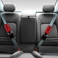 thumbnail image 2 of Chririnla Car Seat Belt Pads Breathable Polyester, Compatible with, Suitable for Vans, Cute Cartoon Face Design, 2 of 8