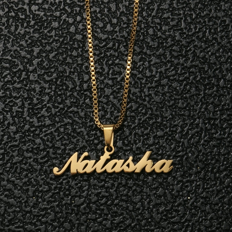 Necklaces that you can put your name on deals