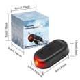 thumbnail image 2 of Snow Removal device, Portable Antifreeze tool, Solar Rechargeable, 4X1.8 in, Frost Prevention, Cold Weather Car Use, Red Accent Trim, 2 Pc, 2 of 6
