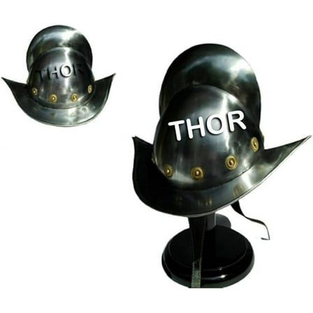 THOR INSTRUMENTS Medieval Spanish Morion Conquistador Armor Helmet Larp Replica Rustic Vintage Home Decor Gifts
