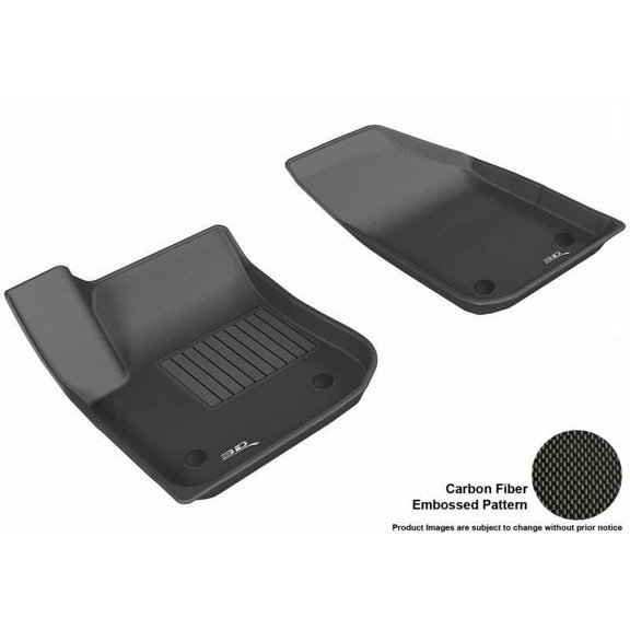 3D MAXpider 2016-2020 Fits Buick Envision Kagu 1st Row Black Carbon Fiber Embossed Pattern Floor Mat L1BC02411509