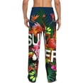 thumbnail image 3 of Fotbe Summer Birds and Flowers Men's Pajama Pants,Sleepwear Pants,Pj Bottoms Drawstring And Pockets-X-Large, 3 of 9