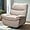 Manual Leather Beige, variant on FLEXISPOT Manual Swivel Recliner Chair Oversize Glider Rocker Chair Sofa with Adjustable Backrest & Footrest for Living Room