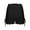 Black, variant on Women’s Plus Size Lace Trim Modesty Biker Shorts, High Waist Stretchy Polyester Workout Safety Shorts, Black/White, M-XXXXXL