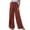 IDO6420Coffee232, variant on public Wide Leg Pants Woman High Waisted Womens Wrap Pants Flowy Tie Front Yoga Pants Beach Casual Workout Split Slit Palazzo Trousers Black, XXL