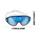 thumbnail image 3 of Swim Goggle , Adult Large Frame Diving Swimming Goggles With Earplugs, Wide View Swim Goggles(Black), 3 of 4
