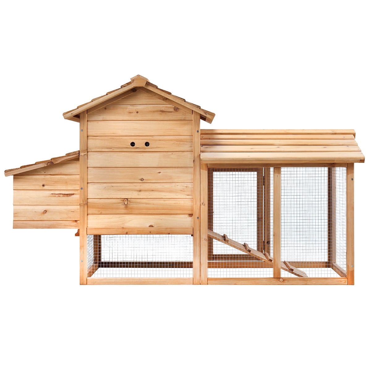 Pefilos 71" Detachable Cat Enclosure with Waterproof Roof and 3 Jumping Platforms, Indoor and Outdoor Cat Cage Playpen, Wood Cat Houses, Orange Pefilos 71" Detachable Cat Enclosure with Waterproof Roof and 3 Jumping Platforms, Indoor and Outdoor Cat Cage Playpen, Wood Cat Houses, Orange