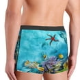 thumbnail image 5 of Kll Corals And Tropical Fish Men'S Cotton Boxer Briefs Underwear-Medium, 5 of 9