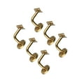 thumbnail image 4 of Ruiboury 6Pcs Hand Rail Brackets for Stairs Hand Railing Support Banister Building Arc Support Plate 6x6x5cm, 4 of 6