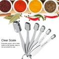 thumbnail image 2 of Measuring Spoon Set 6Pcs Clear Scale Exquisite Cooking Tool for Seasoning for Liquid Ingredients, 2 of 5