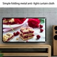 thumbnail image 3 of thinsony 72inch Projector Screen Rectangular Foldable Wall-mounted Replacement 16:9 Home Bedroom Projecting Screens Part, 3 of 9
