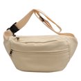 thumbnail image 1 of Cangurera Bolsos de pecho ajustables para niñas, correas de hombro, Color sólido de calle de moda para viajes, 1 of 9