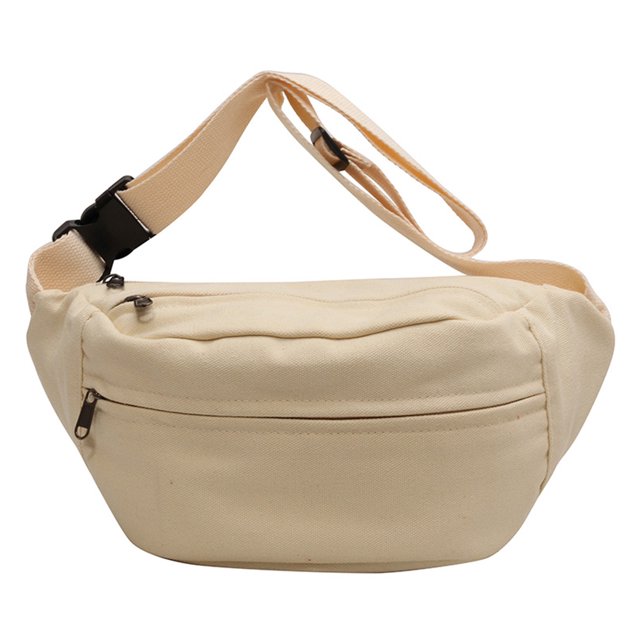 Cangurera Bolsos de pecho ajustables para niñas, correas de hombro, Color sólido de calle de moda para viajes
