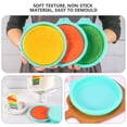 thumbnail image 4 of 4pcs Rainbow Cake Molds Silicone Molds Round Baking Dishes (Green Light Pink), 4 of 8