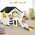 thumbnail image 4 of Infans Outdoor Play house and Slide Set for Kids w/ 7 PCS Toy Set & Waterproof Cover, 4 of 7