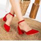 thumbnail image 3 of Marcelle - Zapatos de novia de ante rojo rojo 25 CM, 3 of 4