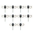 thumbnail image 4 of 10 Uds. Aislador de valla eléctrica, manga aislante múltiple, señal de advertencia de cría de animales, sistema de rejilla de 2 anillos, accesorios, Sharpla manguito aislante, 4 of 8