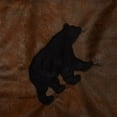 thumbnail image 3 of Carstens, Inc JT723 Carstens Black Bear Grid Throw Blanket Brown, 54x68 inches, 3 of 3