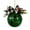 Green, variant on Vintage Metal Christmas Bell Ornament, 4.92 Inch Tiered Distressed Iron With Natural Jute Rope, Hanging For Holiday Tree Door Wall Porch Display, Bronze Finish