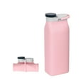 thumbnail image 6 of SPRING PARK 400/600ml Collapsible Water Bottles Leakproof Valve Reuseable Silicone Leak Proof Water Bottle for Gym Camping Hiking Travel Sports Lightweight Durable, 6 of 7