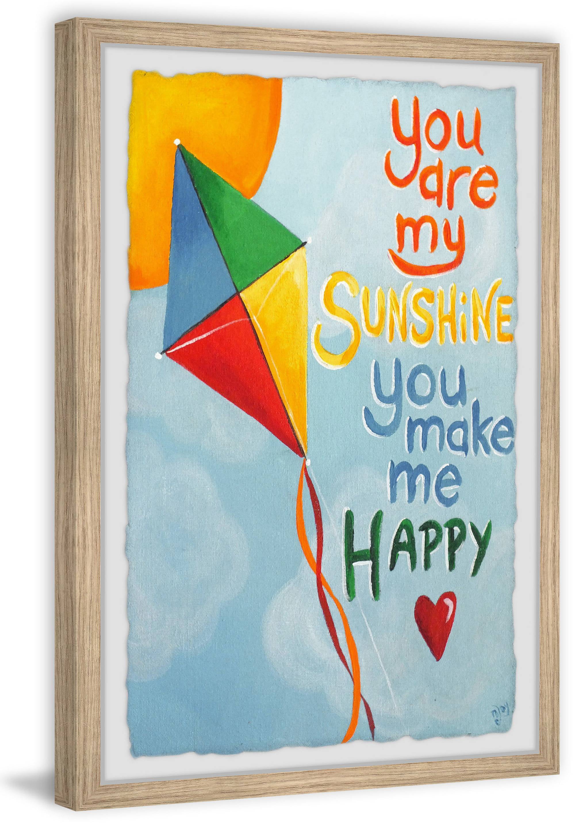 Marmont Hill Sunshine Kite II by Nicola Joyner Framed Wall Art