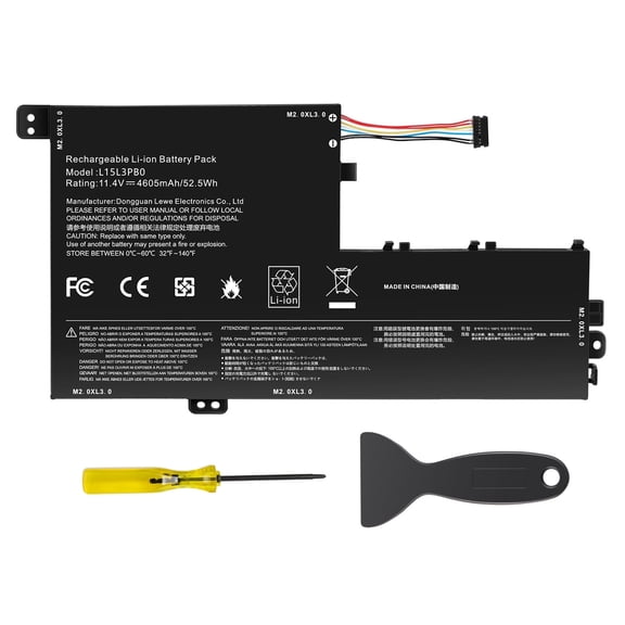 L15L3PB0 L15M3PB0 L15C3PB1 Laptop Battery for Lenovo Flex 5 1570 1470 IdeaPad 320S-14IKB 320S-15ABR 320S-15AST 320S-15IKB 320S-15ISK 520S-14IKB Series L15M3PB0 Type-A