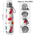 thumbnail image 3 of Christmas 29oz Stainless Steel Insulated Thermos with Tea Filter, 360° Printed Travel Bottle, Leakproof BPA-Free Flask with Anti-Slip Base, 304 Inner & 201 Outer, Vacuum Cup, 3 of 6