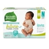 Seventh Generation Free & Clear Sensitive Newborn Baby Diapers -- 80 Diapers