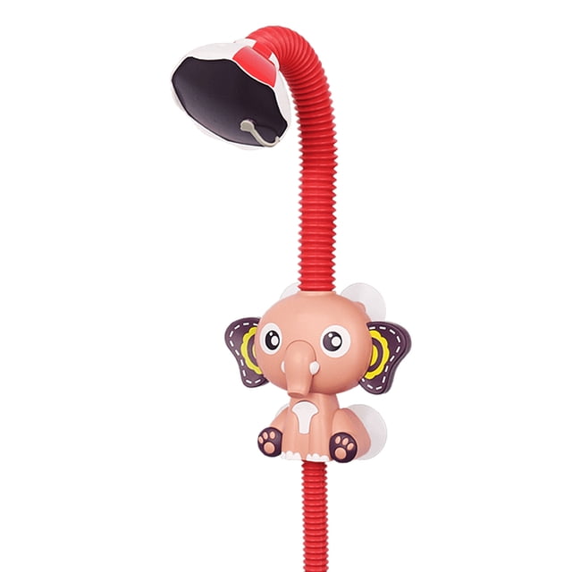 PVCS Elephant Faucet Electric Shower Spray for Baby Bath Toys